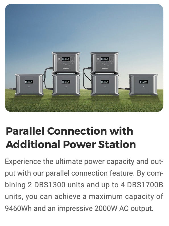 Dabbsson DBS1300 Portable Power Station 1330Wh | 1200W