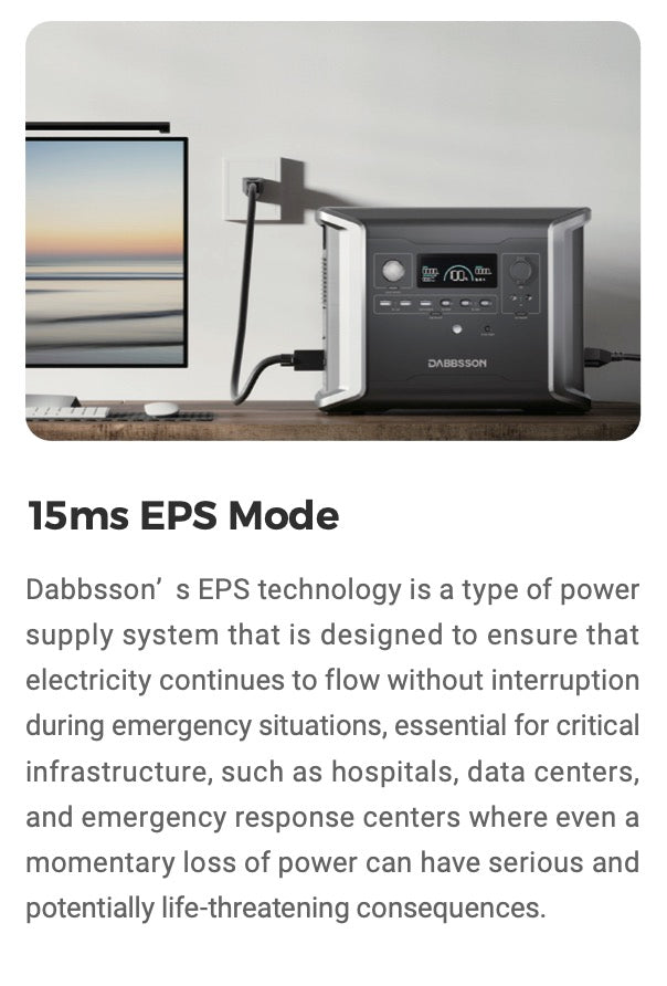 Dabbsson DBS1300 Portable Power Station 1330Wh | 1200W