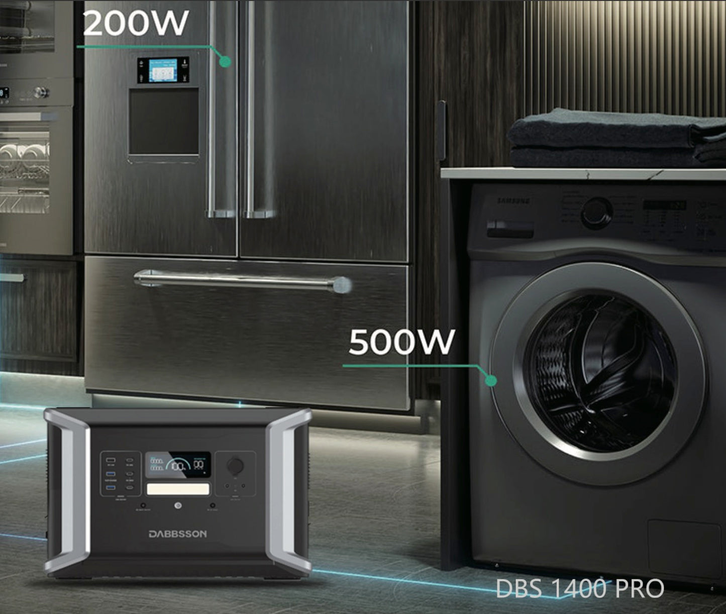 DBS1400 Pro Portable Power Station 1382Wh | 2400W